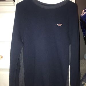 Dark blue crew neck